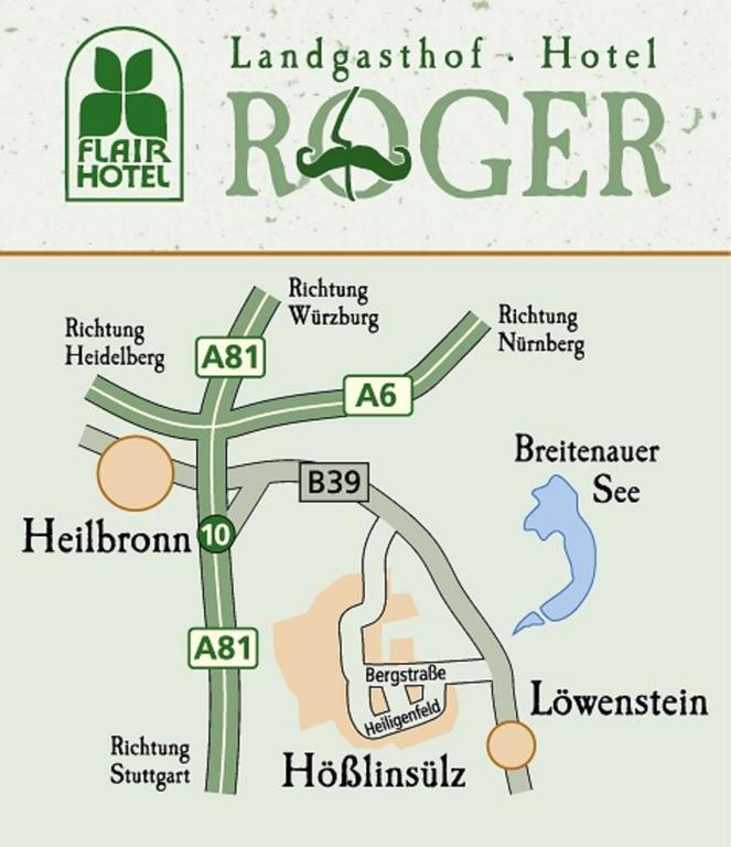 Flair Hotel Landgasthof Roger Loewenstein Exterior photo